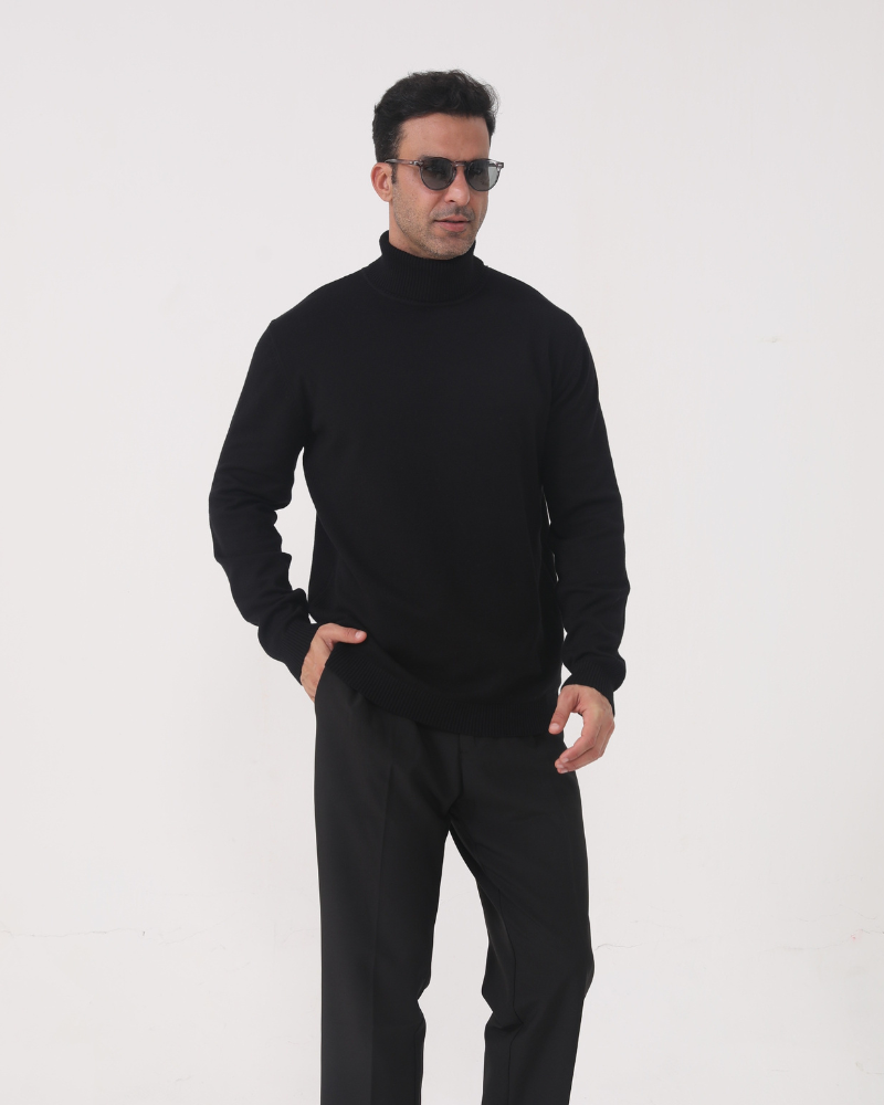 Gstaad Merino Wool Roll Neck Sweater
