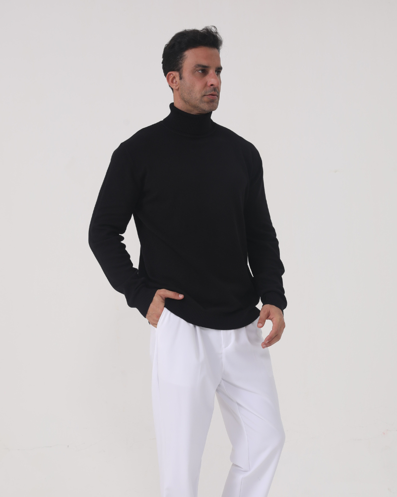Gstaad Merino Wool Roll Neck Sweater