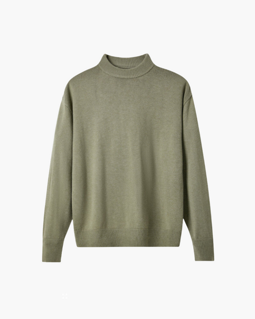 100% Fine Wool Roll Neck Sweater