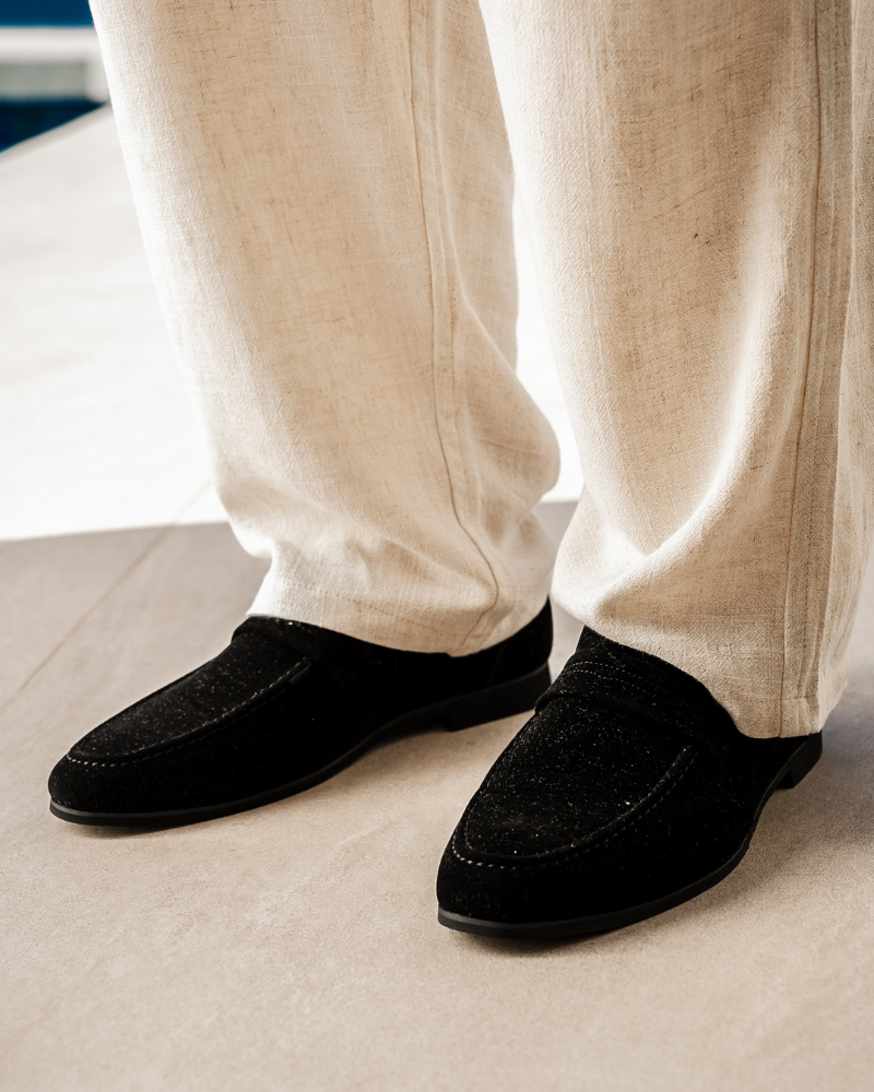 Classic Suede Penny Loafers