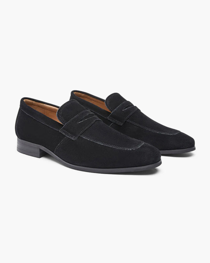 Classic Suede Penny Loafers