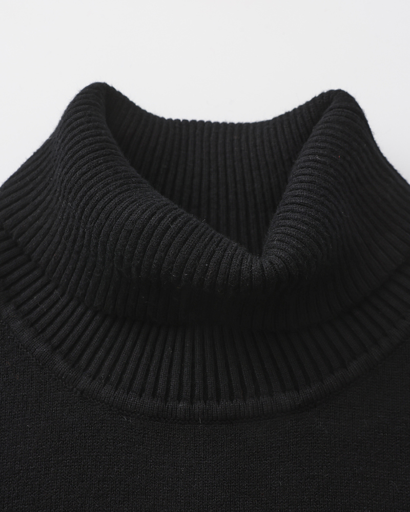 Gstaad Merino Wool Roll Neck Sweater