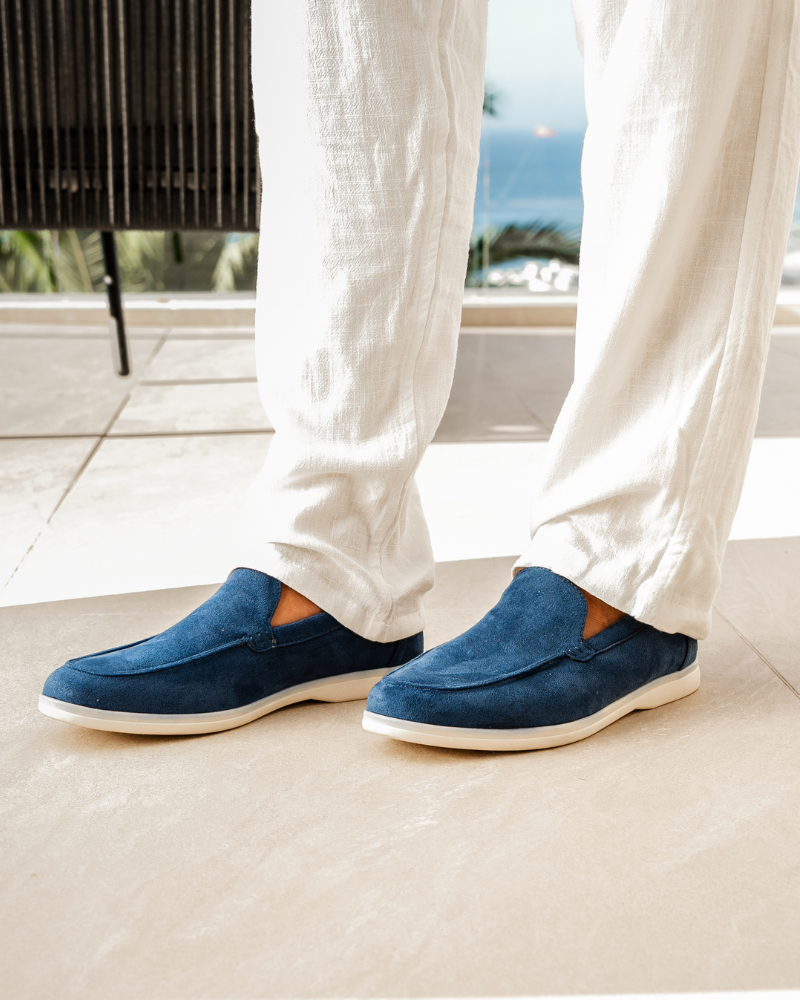 Suede Loafers with a Heritage Touch