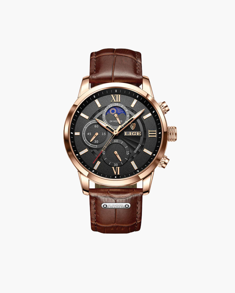 Lugano Timeless Watch (Water Resistant)