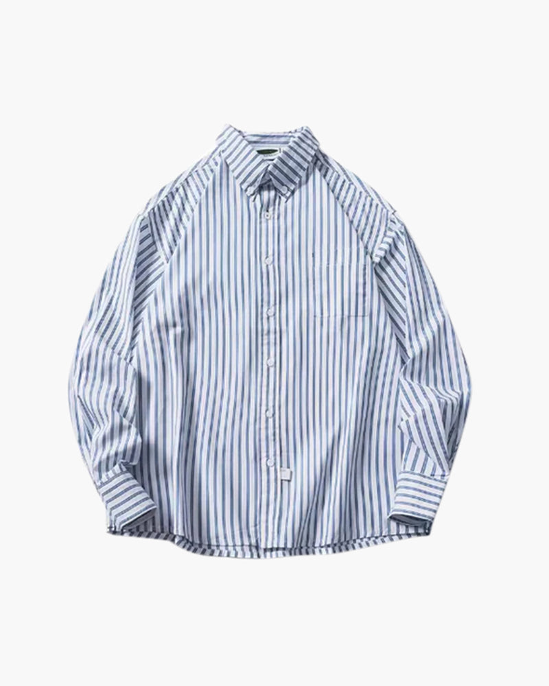 Relaxed Fit Striped Blouse