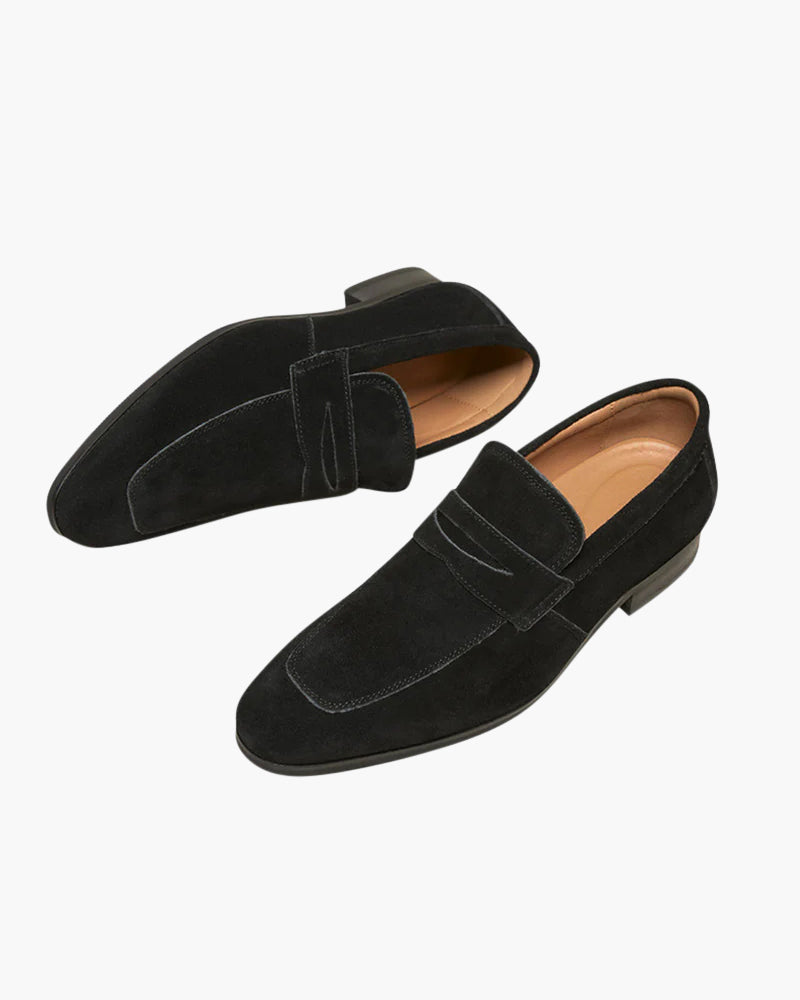 Classic Suede Penny Loafers