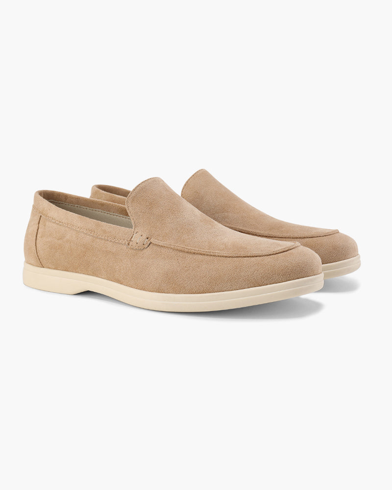 Suede Loafers with a Heritage Touch
