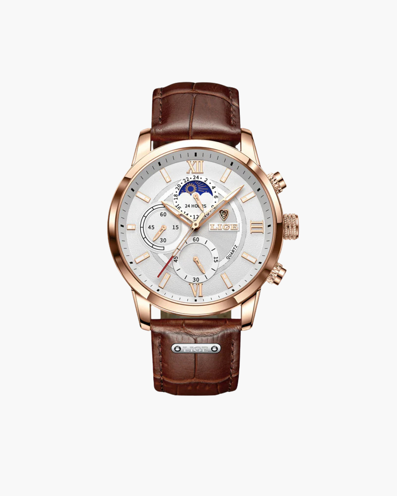 Lugano Timeless Watch (Water Resistant)