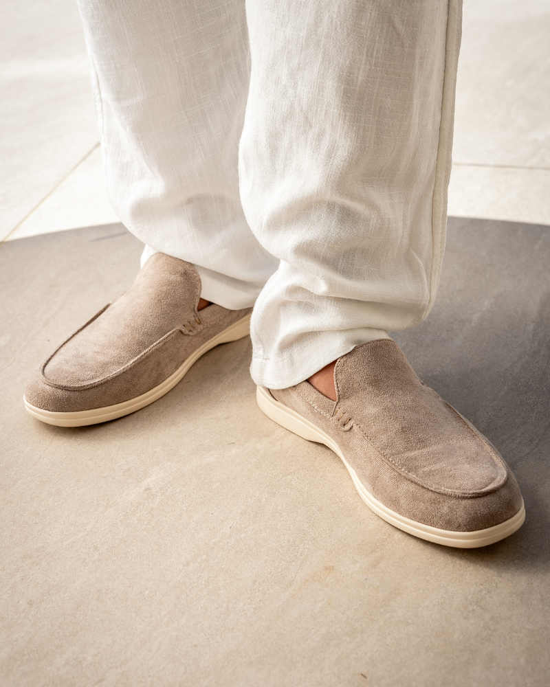 Suede Loafers with a Heritage Touch