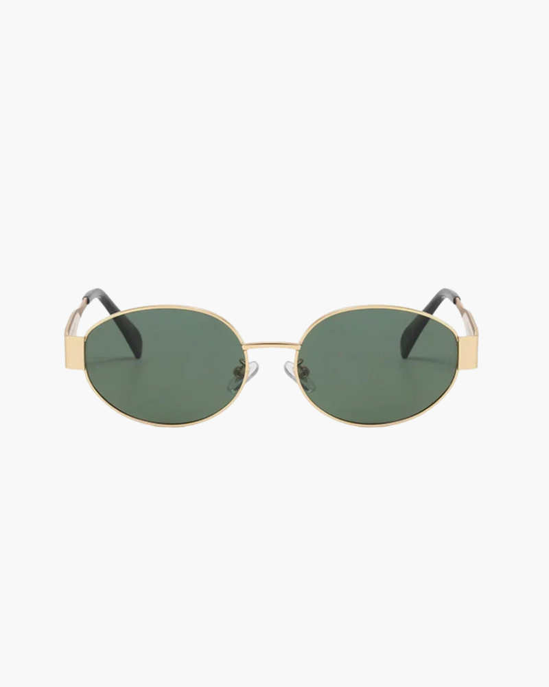 Emerald-Tinted Sunglasses