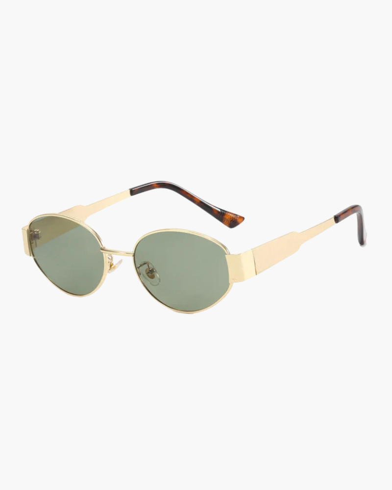 Emerald-Tinted Sunglasses