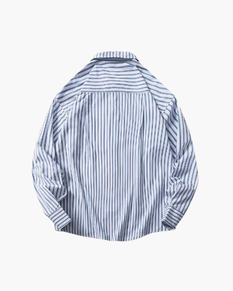Relaxed Fit Striped Blouse