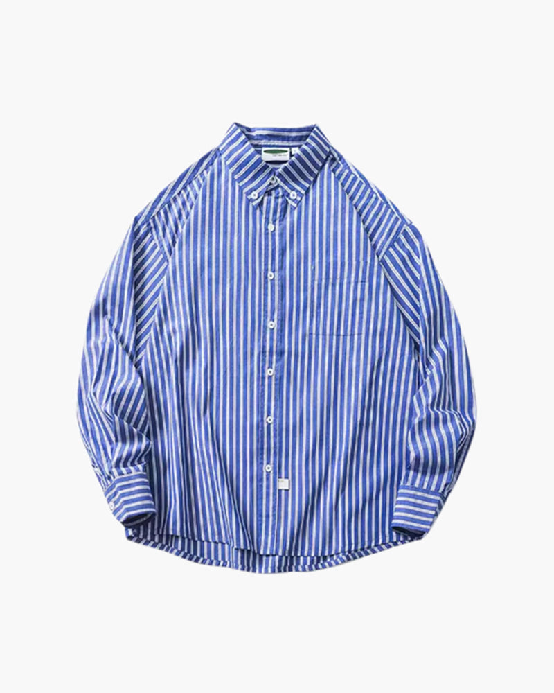Relaxed Fit Striped Blouse