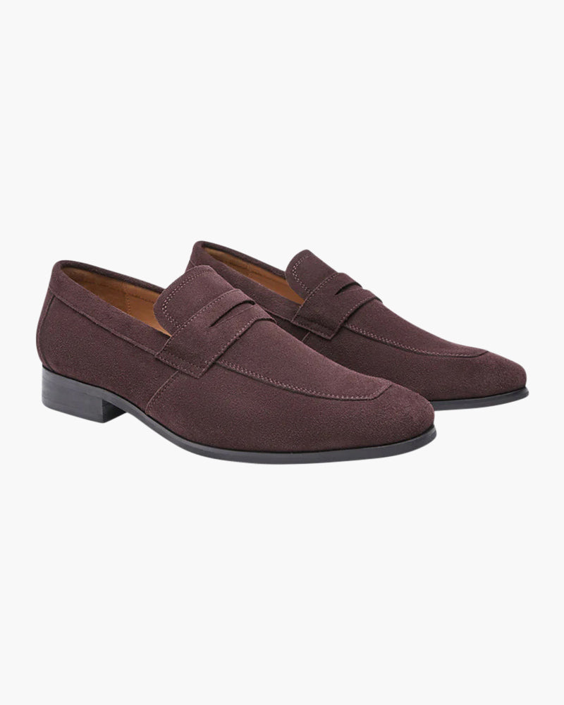 Classic Suede Penny Loafers