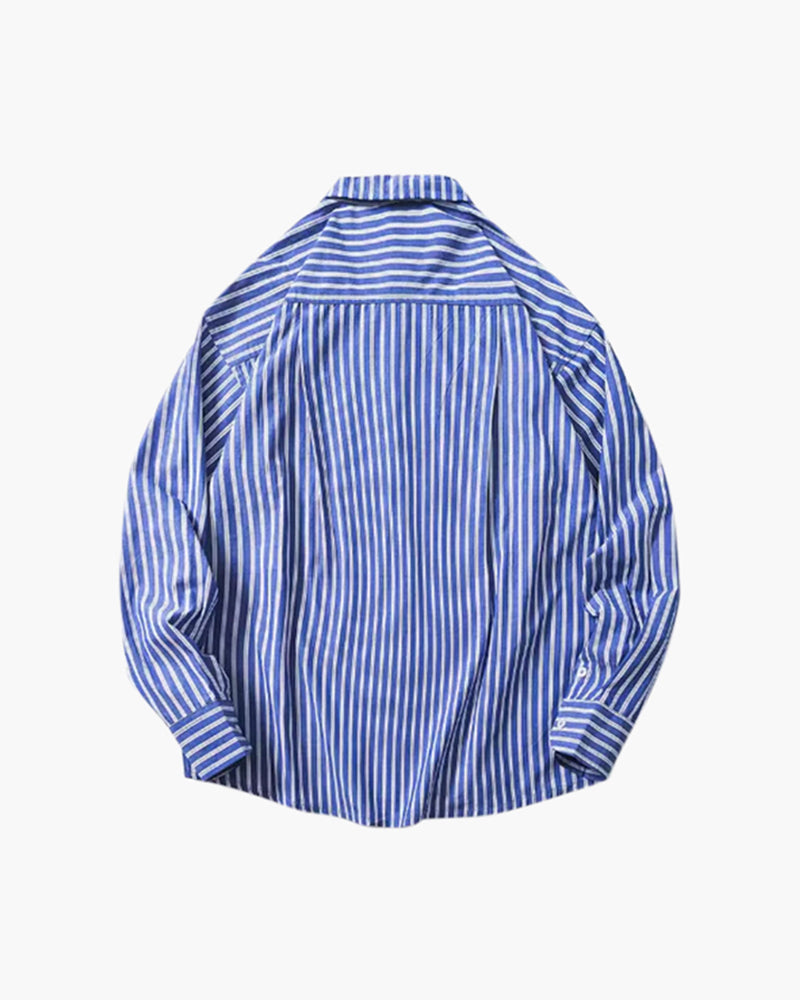 Relaxed Fit Striped Blouse
