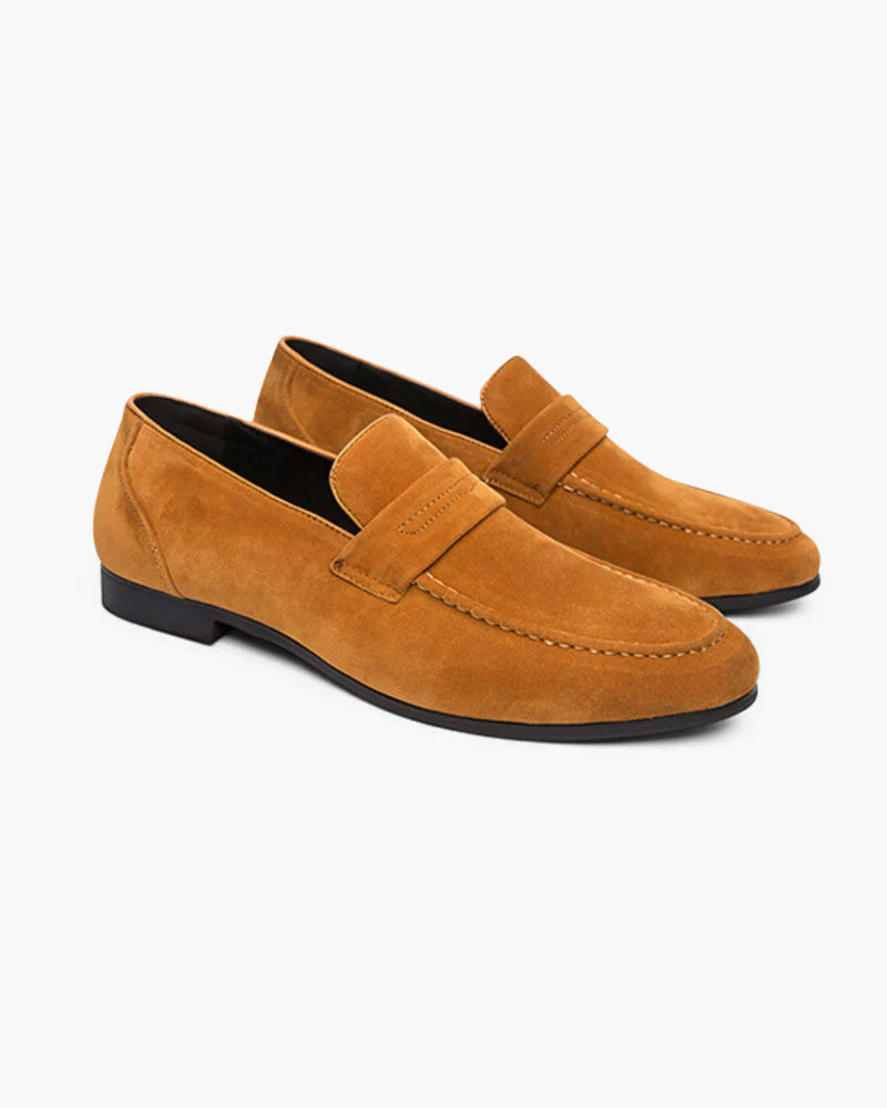 Classic Suede Penny Loafers