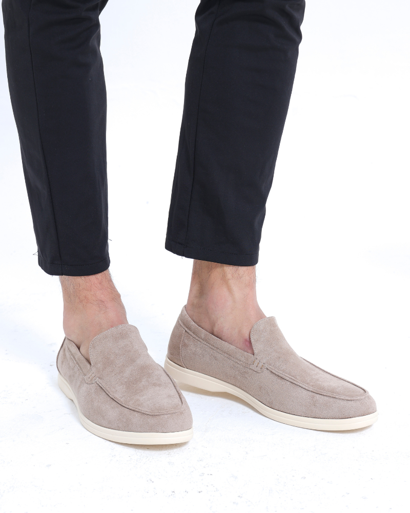 Suede Loafers with a Heritage Touch