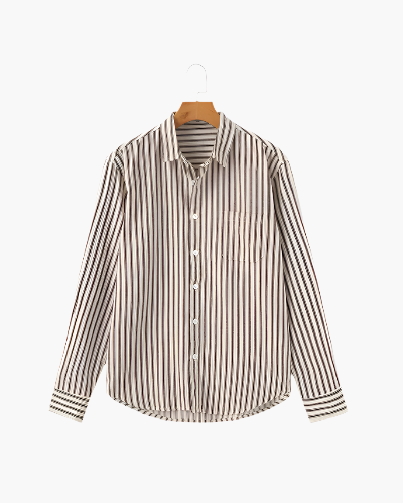 Gentleman's Striped Dress Shirt