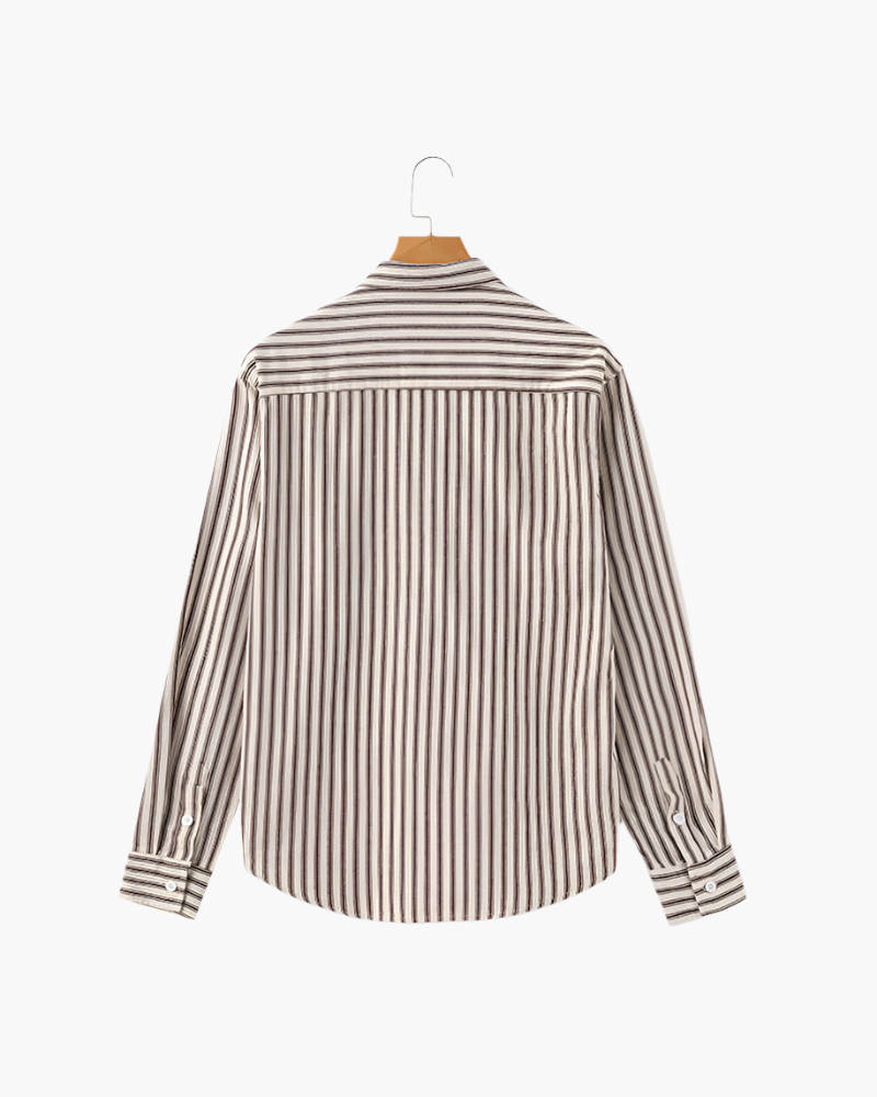 Gentleman's Striped Dress Shirt