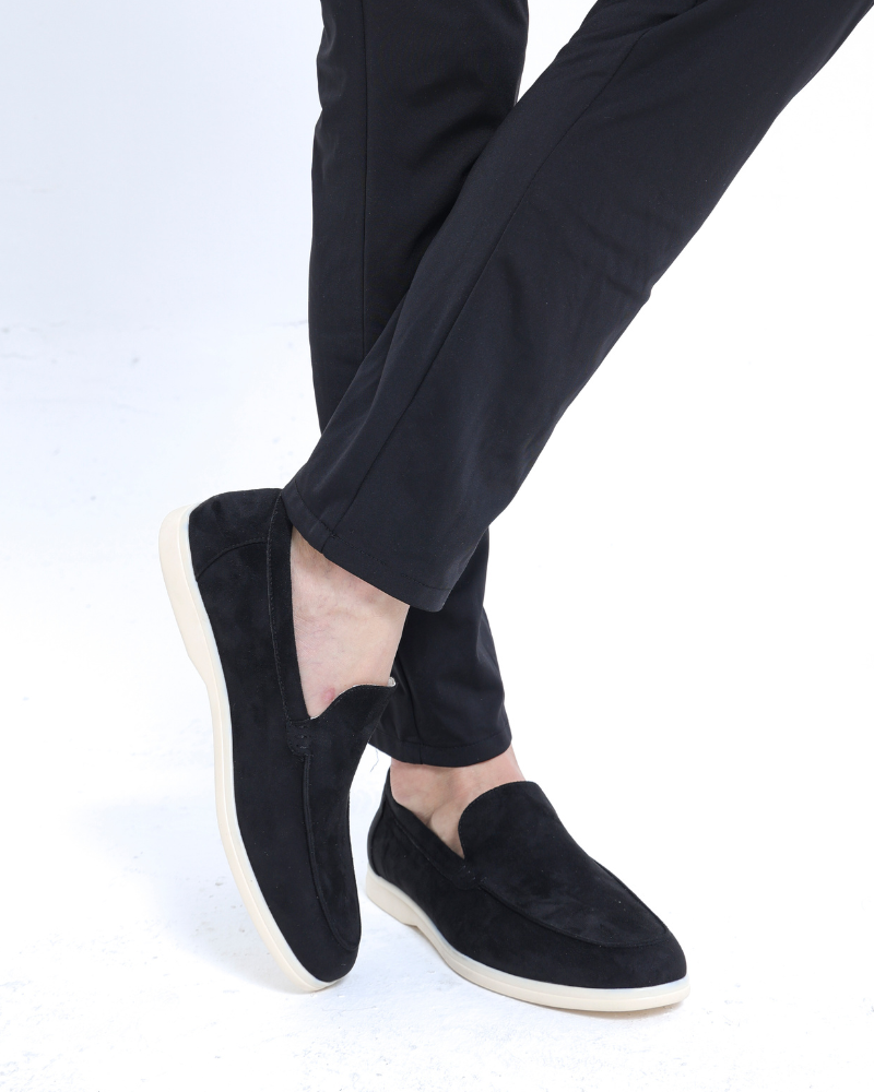 Suede Loafers with a Heritage Touch
