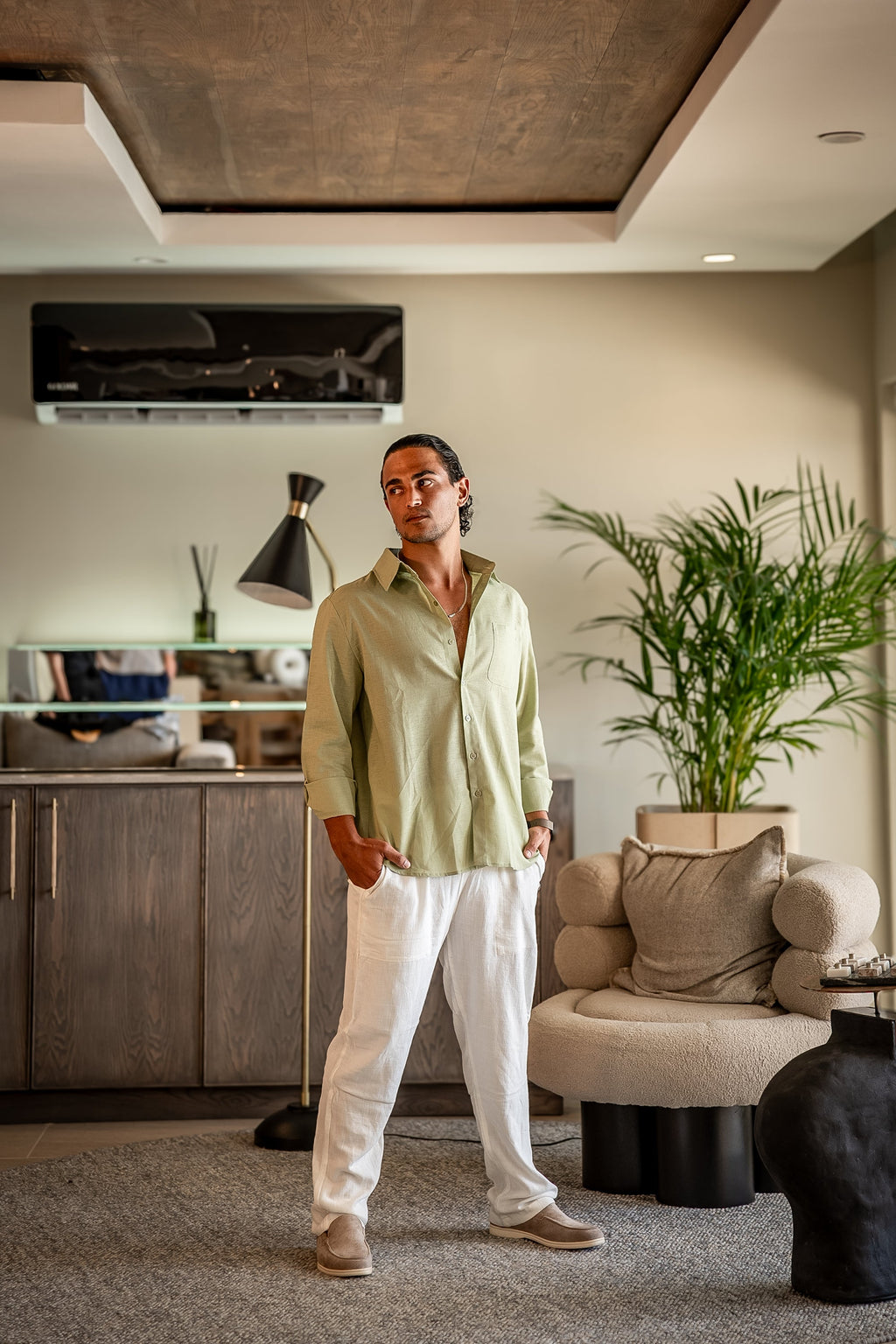 Linen Ensemble of Elegance (Longsleeve)