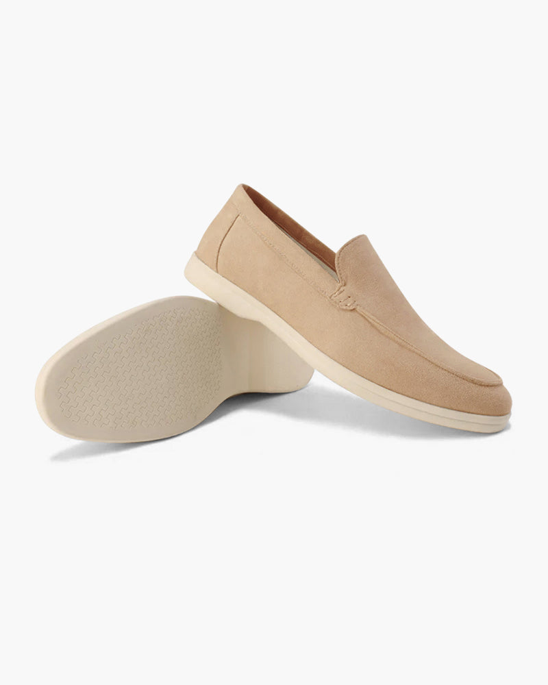 Suede Loafers with a Heritage Touch