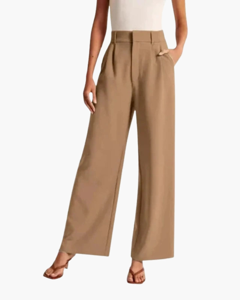 Serena Tailored Wide-Leg Trousers