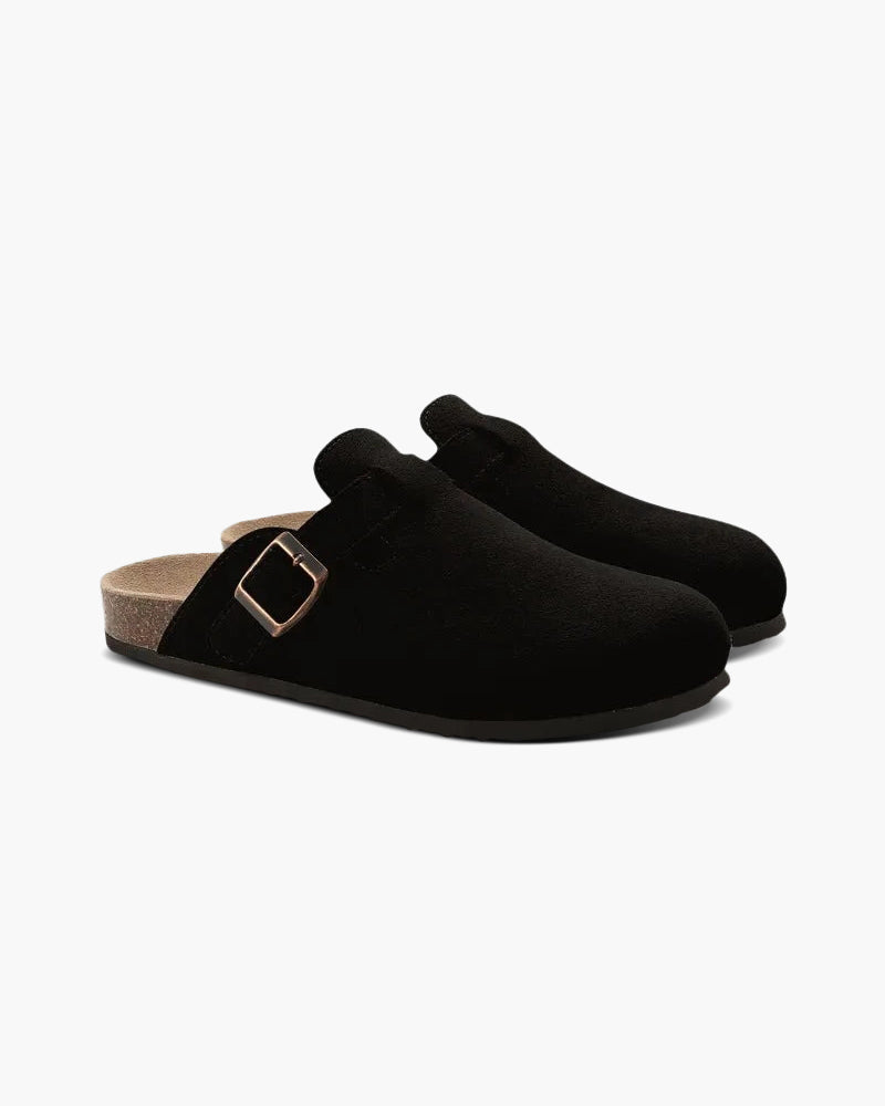 Suede Clogs in Classic Old Money Style