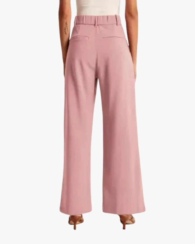 Serena Tailored Wide-Leg Trousers