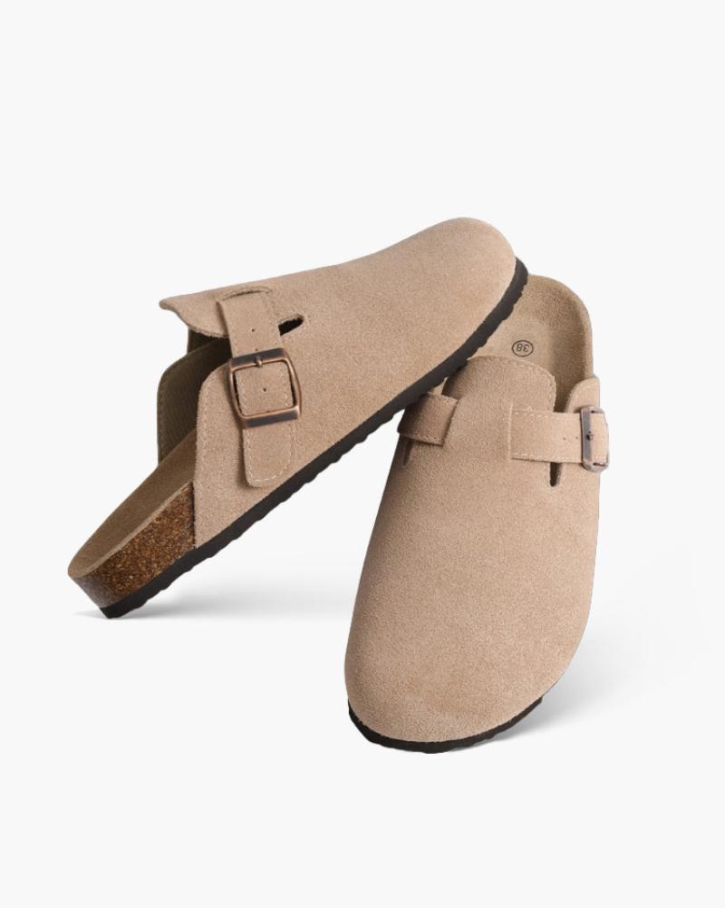 Suede Clogs in Classic Old Money Style