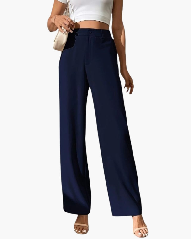 Serena Tailored Wide-Leg Trousers
