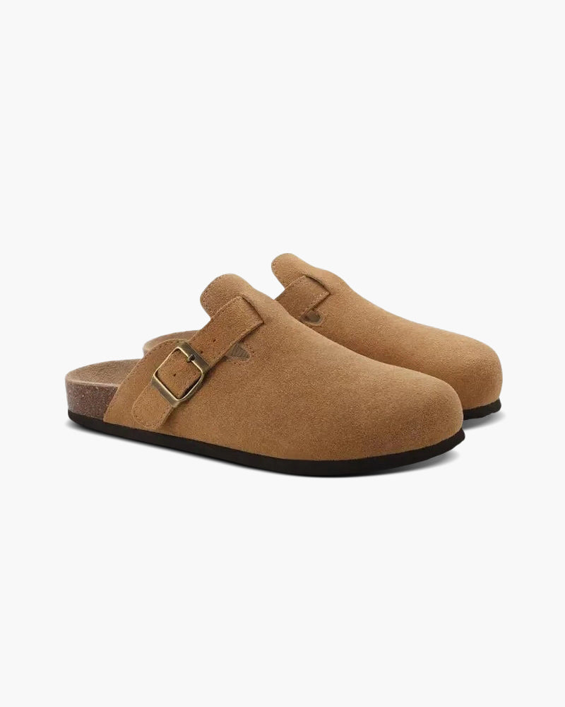 Suede Clogs in Classic Old Money Style