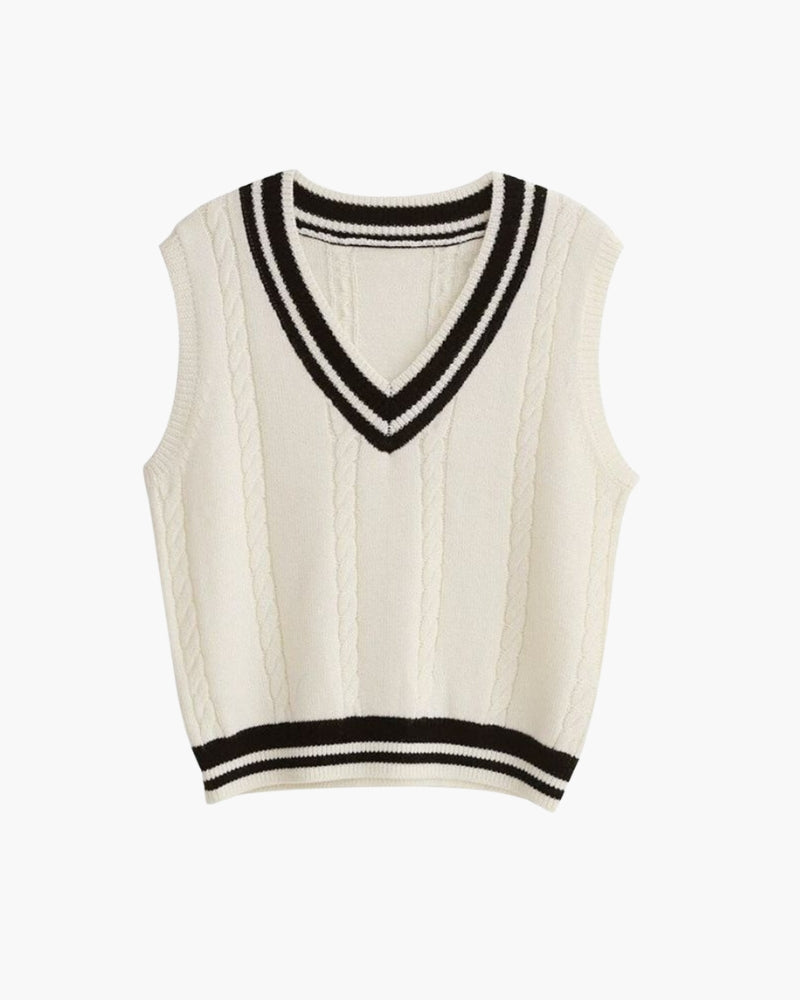 Elegant Women's Cashmere Sweater Vest