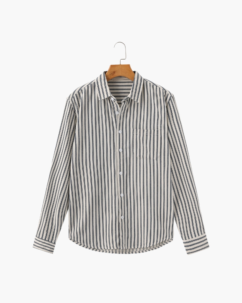 Gentleman's Striped Dress Shirt