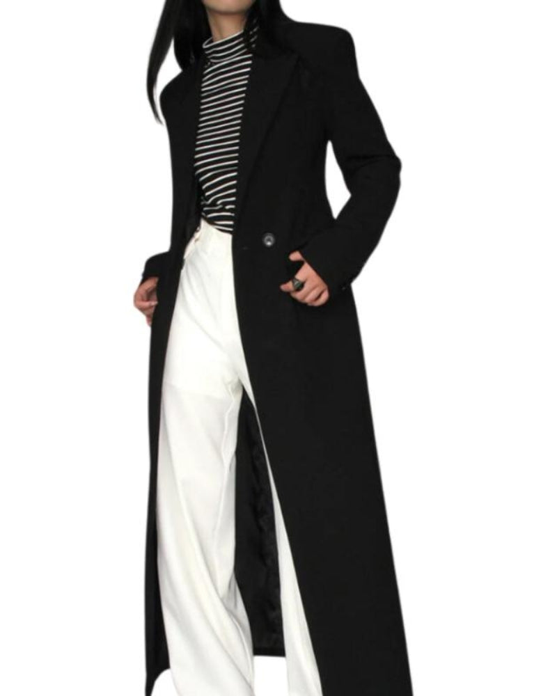 The Classic Black Coat