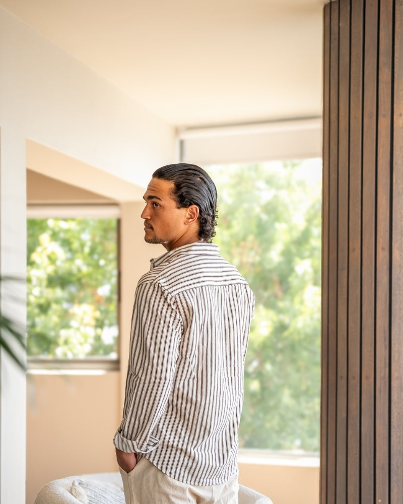 Gentleman's Striped Dress Shirt