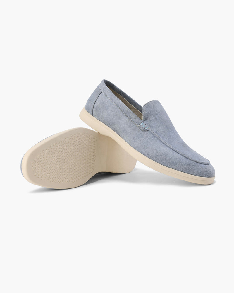 Suede Loafers with a Heritage Touch