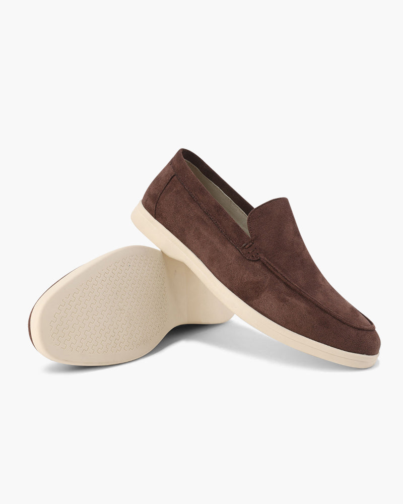 Suede Loafers with a Heritage Touch