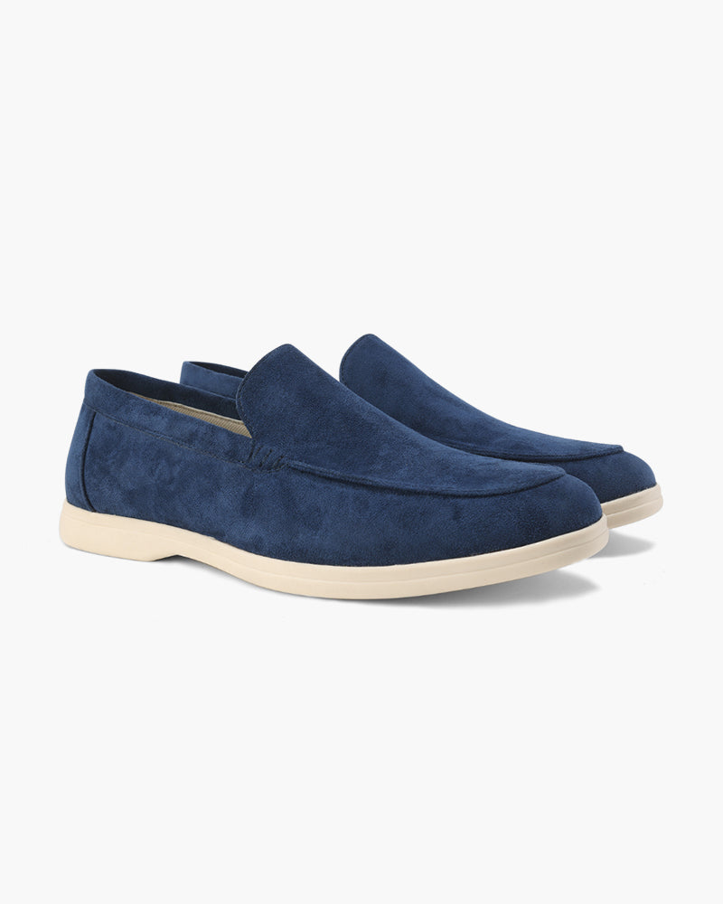 Suede Loafers with a Heritage Touch