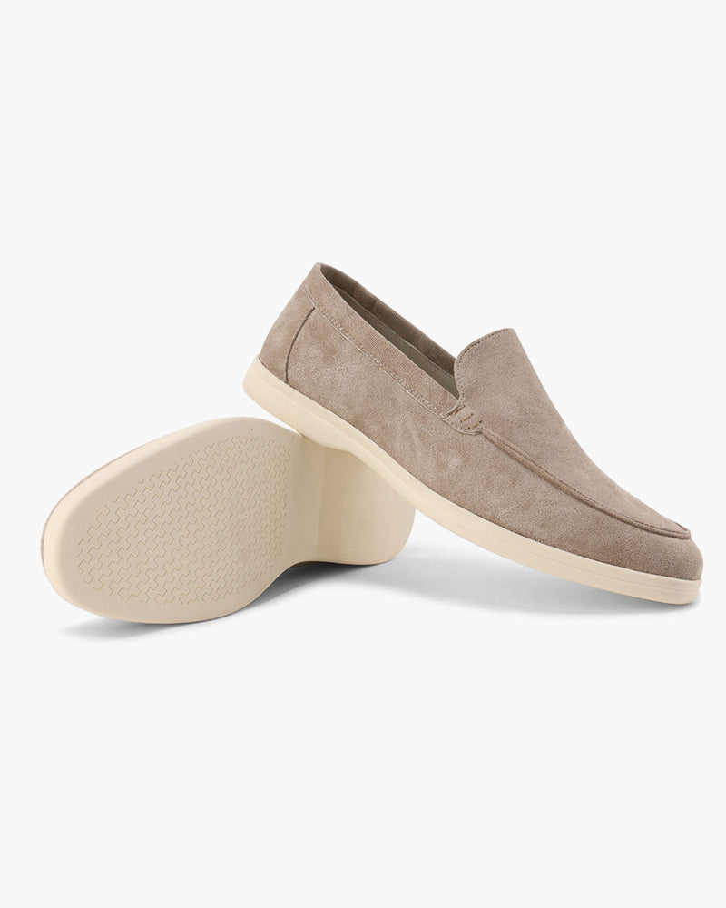 Suede Loafers with a Heritage Touch