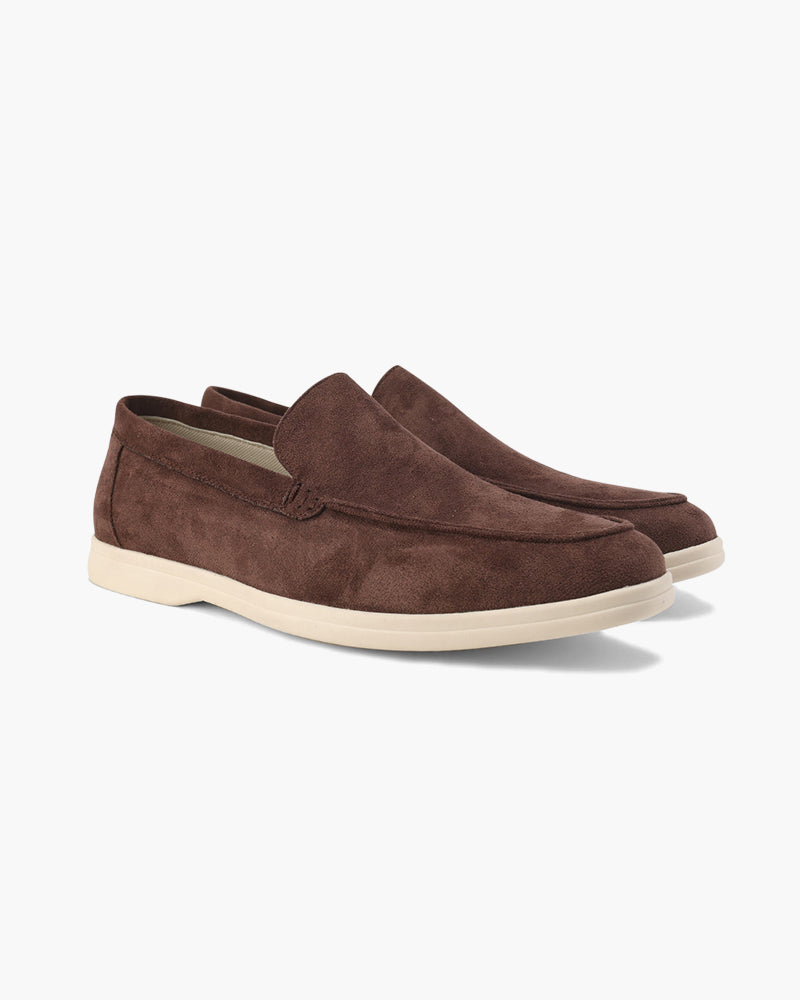 Suede Loafers with a Heritage Touch