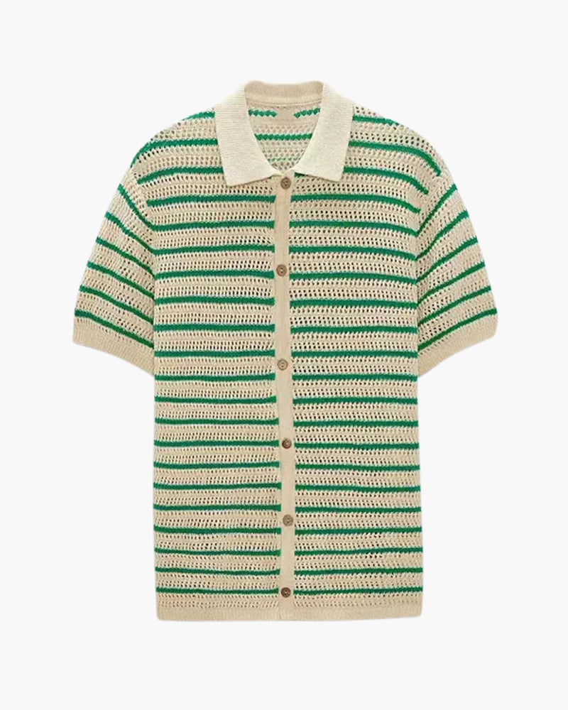 Marbella - Woven Button-Up Shirt
